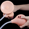 Фаллос с мошонкой Squirt Extreme Dildo с имитацией семяизвержения, 22,8 см, Ø 4,4 см
