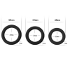 Набор из 3 эрекционных колец Power Plus Soft Silicone Snug Ring черные