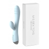 Вибратор c 10 режимами вибрации голубой, 20 см, Ø 3 см