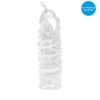 Насадка закрытая в форме змеи CRYSTAL SLEEVE SNAKES, 14,5 см, Ø 3,3