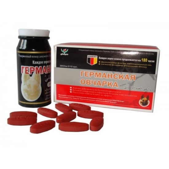 Препарат для повышения потенции Германская овчарка 10 таб.