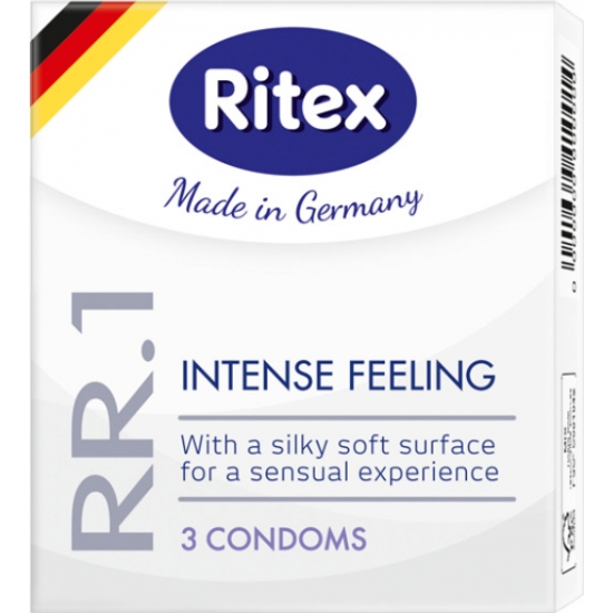 Презервативы Ritex RR.1 усиливающие ощущения, 3 шт