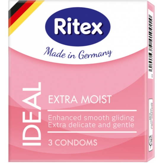 Презервативы Ritex Ideal, экстра влажные, 3 шт