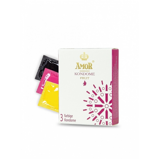 Презервативы AMOR ФРУКОВЫЕ (FRUIT) №3, 18 СМ