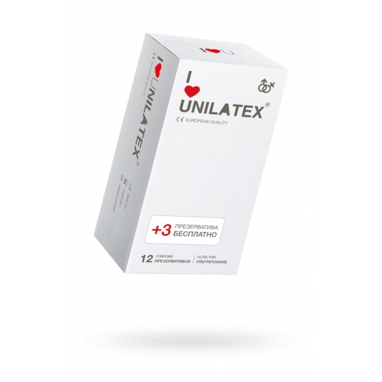 Презервативы «Unilatex Natural Ultrathin» ультратонкие 12 шт