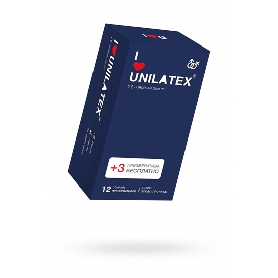 Презервативы «Unilatex Extra Strong» гладкие 12 шт