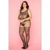 Костюм-сетка и стринги CANDY GIRL HORTENSE, черный, 2XL