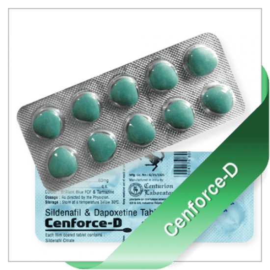 Возбуждающее и продлевающее средство Cenforce D 10 шт