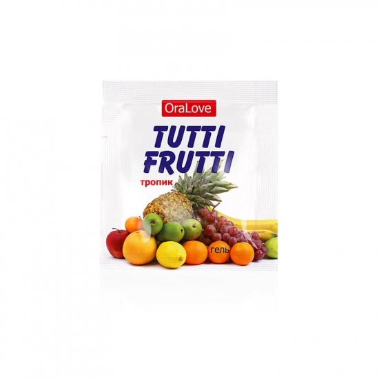 Оральный гель «TUTTI-FRUTTI ТРОПИК» в миниатюре, 4 гр