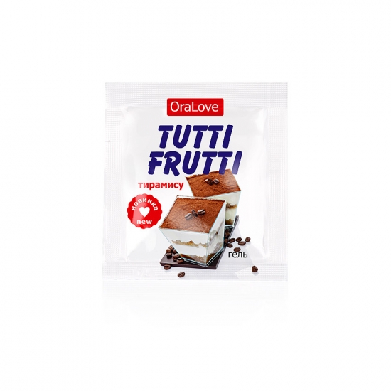 Оральный гель «TUTTI-FRUTTI ТИРАМИСУ» в миниатюре, 4 гр