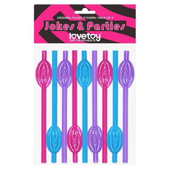 Трубочки для коктейлей Original Pussy Straws разноцветные