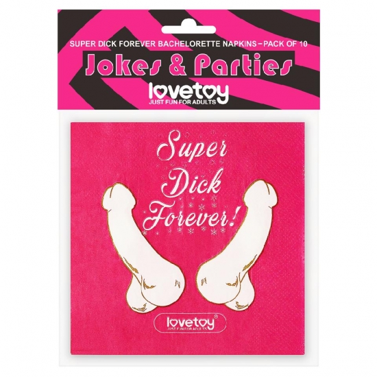 Салфетки для вечеринки Super Dick Forever Bachelorette