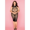 Платье-сетка и стринги CANDY GIRL SPICE ЧЕРНЫЕ, 2XL