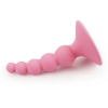 Розовая анальная втулка Lure Me small Ø 1-2,5 см