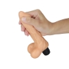 Реалистичный вибратор с мошонкой Real Feel cyberskin 20,3 см, Ø 4 см