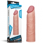 Насадка на пенис телесная Super-Realistic Penis Extension Sleeve, 16,5 см, Ø 3 см