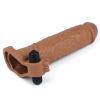 Удлиняющая насадка с вибрацией мулат Super-Realistic Penis плюс 5 см, 18,5 см, Ø 4 см
