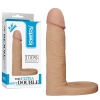 Реалистичная насадка The Ultra Soft Double для двойного проникновения, 14,7 см, Ø 3,3 см