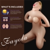 Кукла в позе наездницы с открытым ротиком и большой грудью Jayola Cowgirl