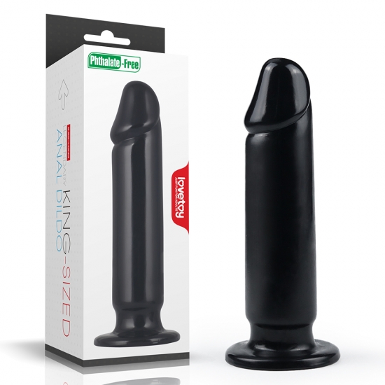 Черный фаллоимитатор King-Sized Anal Dildo 22,5 см, Ø 5 см