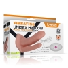 Фаллопротез для двойного проникновения Unisex Hollow Double с вибрацией, 16 см, Ø 4 см