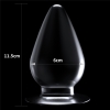 Прозрачная анальная пробка XL Clear Anal Plug, Ø 1 - 6 см