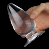 Прозрачная анальная пробка XL Clear Anal Plug, Ø 1 - 6 см