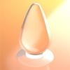 Прозрачная анальная пробка XL Clear Anal Plug, Ø 1 - 6 см