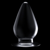 Прозрачная анальная пробка XL Clear Anal Plug, Ø 1 - 6 см