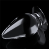 Прозрачная анальная пробка XL Clear Anal Plug, Ø 1 - 6 см