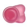 Розовый фаллос Jelly Studs Crystal Dildo Small 15,5 см, Ø 3,5 см