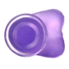 Фиолетовый фаллос Jelly Studs Crystal Dildo Small 15,5 см, Ø 3,5 см