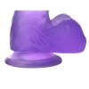 Фиолетовый фаллос Jelly Studs Crystal Dildo Small 15,5 см, Ø 3,5 см