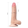 Большой реалистичный фаллос на присоске Skinlike Soft Cock 17,5 см, Ø 3,7 см