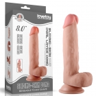 Большой реалистичный фаллос на присоске Skinlike Soft Cock 21 см, Ø 4,3 см