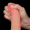 Реалистичный фаллос на присоске Sliding Skin Dual Layer Dong, 19,5 см, Ø 3,5 см