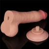 Реалистичный фаллос на присоске Sliding Skin Dual Layer Dong, 20 см, Ø 3,9 см