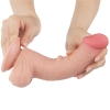 Реалистичный фаллос на присоске Sliding Skin Dual Layer Dong, 20,8 см, Ø 4 см