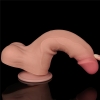 Реалистичный фаллос на присоске Sliding Skin Dual Layer Dong, 22 см, Ø 4,3 см