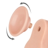 Реалистичный фаллос на присоске Sliding Skin Dual Layer Dong, 22 см, Ø 4,3 см