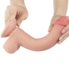 Реалистичный фаллос на присоске Sliding Skin Dual Layer Dong, 22 см, Ø 3,7 см
