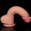 Реалистичный фаллос на присоске Sliding Skin Dual Layer Dong, 24 см, Ø 4,3 см