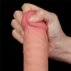 Реалистичный фаллос на присоске Sliding Skin Dual Layer Dong, 24 см, Ø 4,3 см