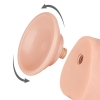 Реалистичный фаллос на присоске Sliding Skin Dual Layer Dong, 24 см, Ø 4,3 см
