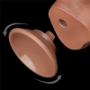 Реалистичный фаллос мулат на присоске Sliding Skin Dual Layer Dong, 19,5 см, Ø 3,6 см