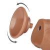 Реалистичный фаллос мулат на присоске Sliding Skin Dual Layer Dong, 19,5 см, Ø 3,6 см