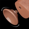 Реалистичный фаллос мулат на присоске Sliding Skin Dual Layer Dong, 24 см, Ø 4,3 см