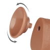 Реалистичный фаллос мулат на присоске Sliding Skin Dual Layer Dong, 24 см, Ø 4,3 см