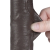 Реалистичный фаллос черного цвета без мошонки на присоске Sliding Skin Dual Layer Dong, 20 см, Ø 3,8 см