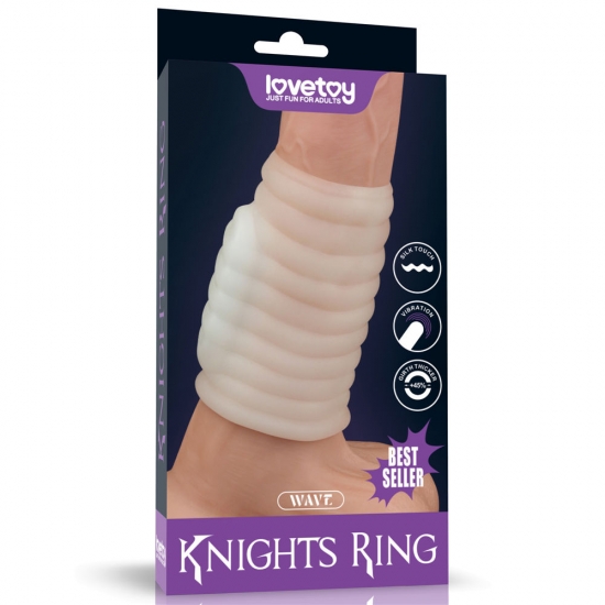 Насадка с вибрацией Wave Knights Ring, Ø 3,7 см
